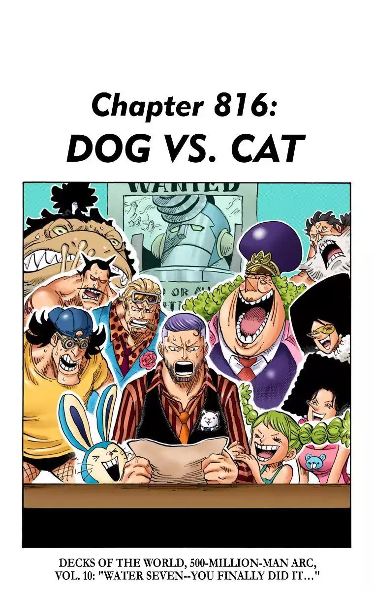 One Piece Digital Colored Comics Manga Chapter 816