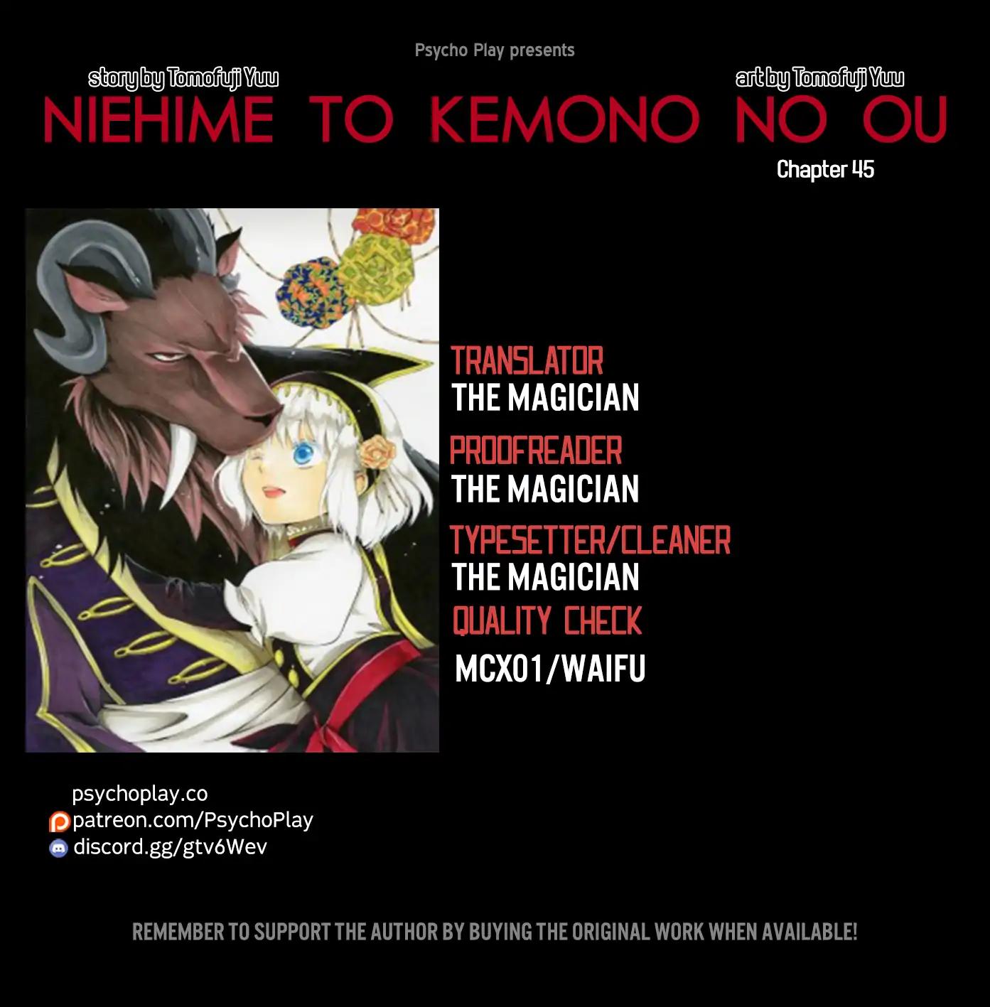 Read Niehime To Kemono No Ou 85.1 - Oni Scan