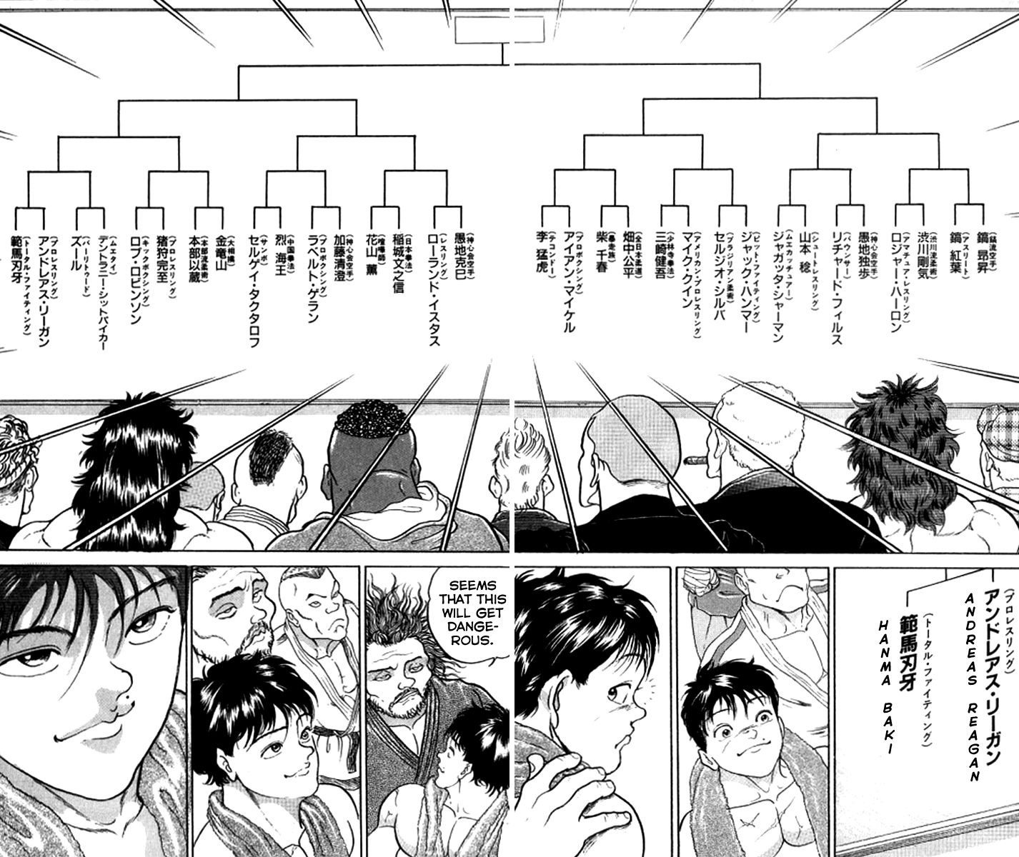 Grappler Baki Manga Chapter 185