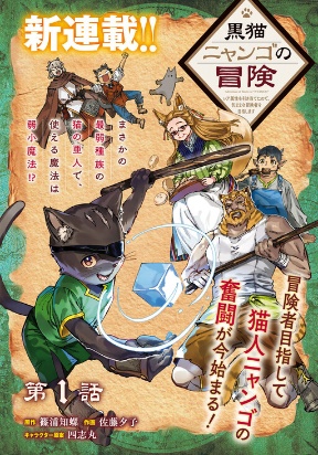 The Adventures of Black Cat "Nyango": Since I got a rare attribute, I aim to be a carefree adventurer. Manga